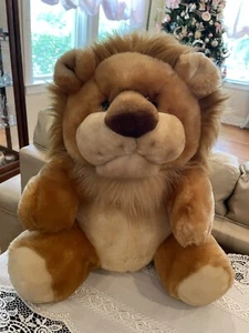 Lion Kids of America Corp Lion Plush 18” Chubby Stuffed Animal Vintage 2003 Rare - Picture 1 of 11