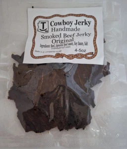 Hand Smoked Beef Jerky Original from the Rocking T Ranch - Picture 1 of 2