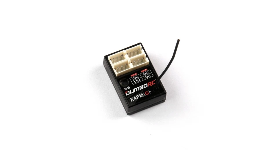 Mini 4-KANAL EMPFÄNGER MIT GYRO X4FMG von AMEWI  2,4 GHZ, 4,8 - 10 Volt - Bild 1 von 1