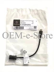 2019-2021 Mercedes CLA GLC GLB-Class Media Interface Cable USB Type C Adapter - Bild 1 von 3