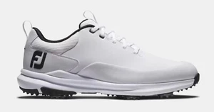 FootJoy Men's Tour Rival Golf Shoes-White-New w/box-10.5 M - Picture 1 of 5