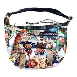 LeSportsac Tokidoki Mini Hand Tote Bag Purse with Double Charms Japan - Picture 1 of 5