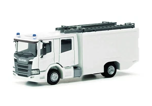 Herpa minikit 085731-002 Scania Crew Cab LF HLF TLF Bausatz weiß neutral 1:87 H0 - Picture 1 of 3