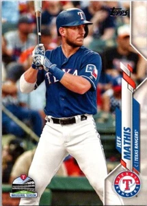 2020 Topps Jeff Mathis #645 Texas Rangers Baseball Card - Picture 1 of 2