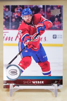 2017-18 Upper Deck Hockey Base #106 Shea Weber - Montreal Canadiens - Image 1 of 2