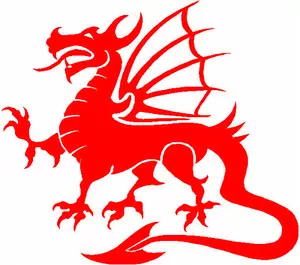PEGATINA/CALCOMANÍA DE DRAGÓN GALÉS CYMRU Adhesiva DIVERTIDA COMPRA 2 ¡OBTÉN 1 GRATIS!¡! - Imagen 1 de 2