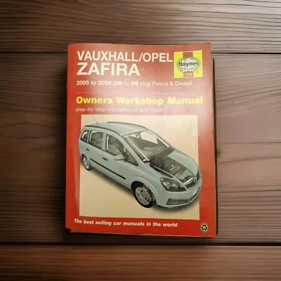 Vauxhall Opel Zafira Petrol Diesel 05 09 Haynes Repair Original Manual  Step By  - Immagine 1 di 4