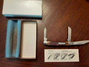 VTG SCHRADE OLD TIMER 1080T 3 BLADE KNIFE W/BOX UNUSED (VERY NICE) - Picture 1 of 20