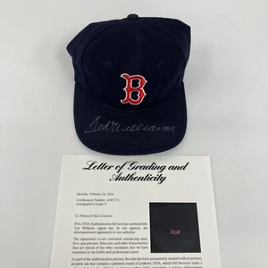Ted Williams Signed Boston Red Sox Hat PSA DNA Graded 9 MINT - Picture 1 of 8