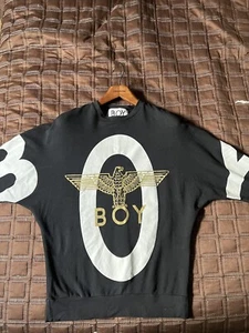 Boy London BOY print Eagle men’s SMALL Sweatshirt 100% Cotton - Picture 1 of 10