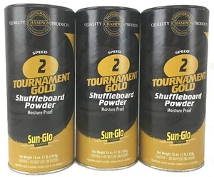 3 Pack Sun-Glo #2 Speed Shuffleboard Powder Wax - Picture 1 of 1