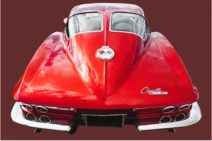 Corvette Chevrolet55Chevy57StingRay1:24Vintage12Car1963Custom1967Carousel RED18 - Picture 1 of 16