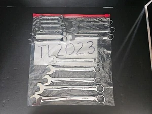 S-K TOOLS 14 PC 12 PT METRIC COMBINATION WRENCH SET HIGH CHROME FINISH (TL2023) - Picture 1 of 9