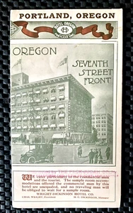 HOTEL OREGON PORTLAND, OREGON "THE ROSE CITY" OPENED IN 1905 BROCHURE - Picture 1 of 4