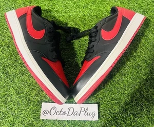 Nike Air Jordan 1 Retro Low OG Bred Mens Size 11.5 705329-001 - Picture 1 of 6