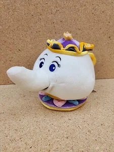 Disney Store Beauty and The Beast Mrs. Potts Plush Stamped Teapot 8” Stuffed Toy - Picture 1 of 6