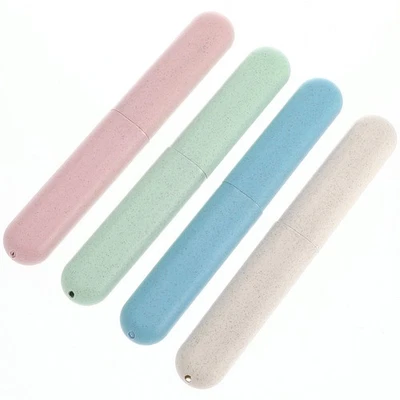  4 Pcs Holder Case for Oral Care Camper Toothbrush Portable Travel - Image 1 of 4