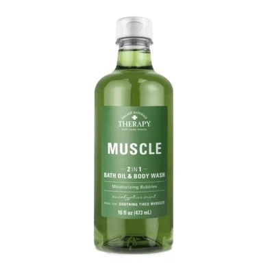 Aceite de baño espumoso Village Naturals Therapy, dolores y molestias, 16 fl oz Foto 1 de 2