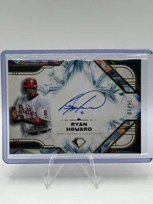 2025 Topps Diamond Icons - Icons Auto #DIA-RHO Ryan Howard Blue /15 - Image 1 of 2
