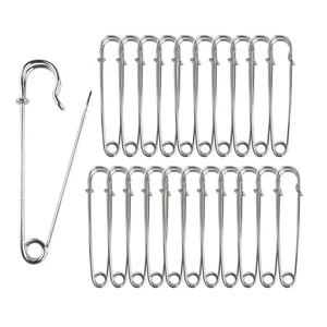 Safety Pins Extra Large Heavy Duty - 22PCS 3Inch Blanket Pins, Strong  Sturdy... - Picture 1 of 7