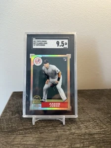 2017 Topps Chrome Aaron Judge 1987 Topps Card #87T-8 Rookie RC SGC 9.5 - Bild 1 von 3