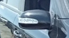 Espejo retrovisor de puerta de pasajero derecho Mercedes-Benz Clase ML 2006-2008 vista lateral OEM Foto 1 de 4