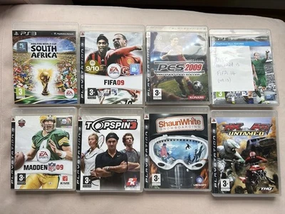 8 PS3 Sports Games (incl. 2010 FIFA World Cup; FIFA 09/14; Madden NFL). See List - Image 1 of 4
