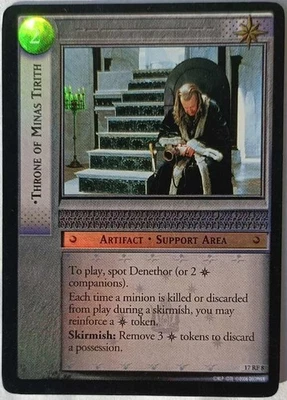 LOTR TCG - THRONE of Minas Tirith 17RF8 FOIL - Rise Of Saruman - Image 1 of 4
