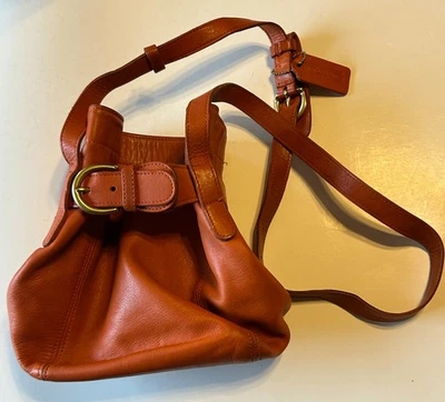Vintage Coach Orange Soho Belted Pouch Crossbody Bag 4156 British Tan? - Image 1 of 4