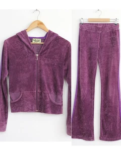 Juicy Couture Vintage 90s Made In USA Purple Suit, Size S - Bild 1 von 14