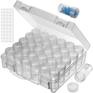 Bead Organizer, Bead Containers, 30 Grids Diamond Painting Storage Containers... - Picture 1 of 7