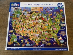 WHITE MOUNTAIN NATIONALPARKS OF AMERICA PUZZLE, 1000 TEILE, SEHR GUT! - Bild 1 von 4