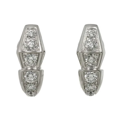 Pendientes BVLGARI Serpenti víbora diamantes perforados oro blanco de 18 quilates 750 90297280 Foto 1 de 4