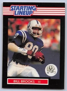 1989 BILL BROOKS - Kenner Starting Lineup Card - SLU - INDIANAPOLIS COLTS - Bild 1 von 2