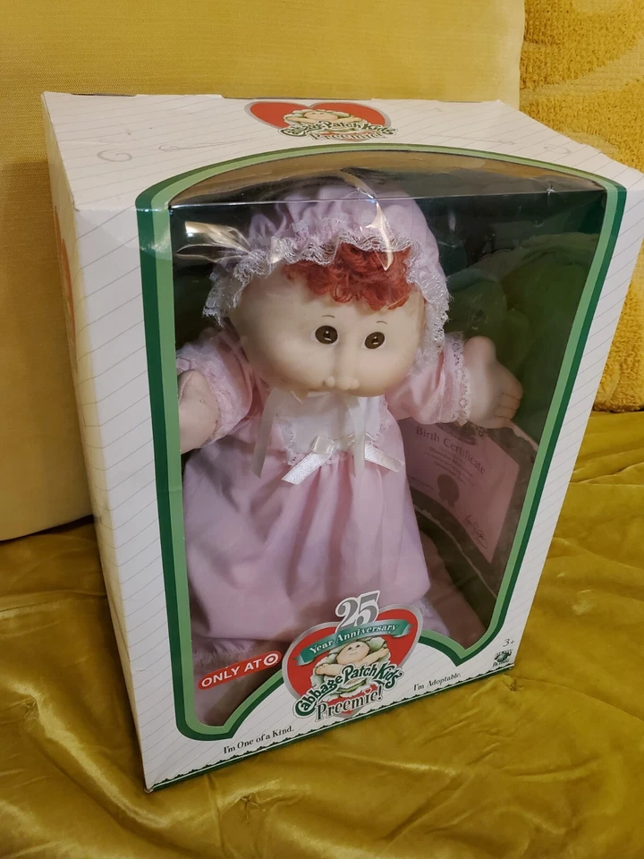 Cabbage Patch Kids 25 aniversario prematuro objetivo exclusivo nuevo en caja 2008 Foto 1 de 4