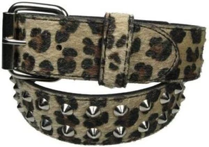 Herren Damen Leopardenmuster konischer Gürtel G0031 - Bild 1 von 3