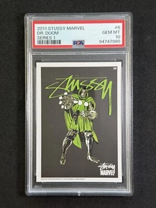2011 Stussy x Marvel Comics Series 1 Doctor Doom Dr #06 PSA 10 Gem Mint - Bild 1 von 2