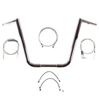 1 1/4" Chrome 16" Jarhead Handlebar Kit 2011-2015 Harley-Davidson Softail No ABS - Image 1 of 3