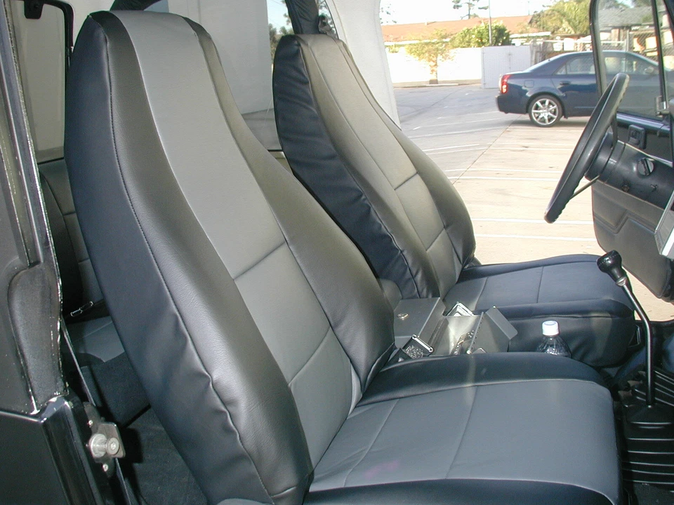 para CAPAS DE ASSENTO JEEP WRANGLER TJ 1992-1996 SAHARA S.COURO AJUSTE PERSONALIZADO 13 CORES - Imagem 1 de 4