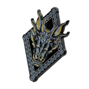 HOUSE OF THE DRAGON HEAD PIN - Officially Licensed Enamel Lapel Pin - 1" x 1.7" - Picture 1 of 2