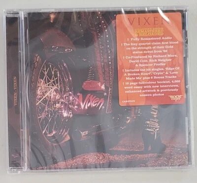 Vixen S/T New CD Rock Candy Collector's Edition Hard Rock self titled 1982 - Image 1 of 2