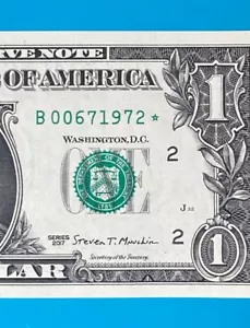 June 7, 1972 / 6 July 1972 : B 00671972 * $1 One Dollar Bill BIRTHDAY *UNC* 🎂🎁 - Picture 1 of 3