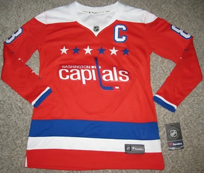 Женская футболка Алекса Овечкина из Washington Capitals Red Fanatics Breakaway - Изображение 1 из 4