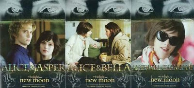 Juego de cartas The Twilight Saga: New Moon Seeing Alice Foil Chase SE-1 a SE-3 Foto 1 de 2