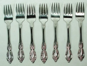 7 horquillas para ensalada oneida distintion deluxe raphael acero inoxidable - Imagen 1 de 3