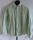 Ralph Lauren Green Black White Striped Button Long Sleeve Shirt Mens Size 2X