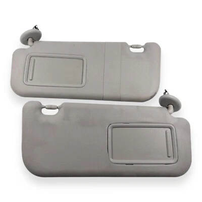 2009 - 2013 丰田卡罗拉/氛围/矩阵遮阳板一对灰色乙烯基 — 第 1/4 张图片