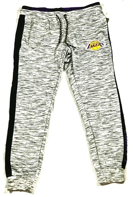 Pantalones de chándal para mujer Los Angeles Lakers ultra juego grandes de vellón gris Foto 1 de 4