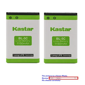 Kastar 3.7V Battery for Retevis RT22 RT22S RT15 RT19, WLN KD-C1 Walkie Talkies - Picture 1 of 8