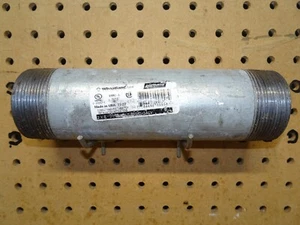 2" X 8" Threaded NPT Pipe Nipple Sch 40 304 Galvanized Steel Wheatland Tube Pico - Picture 1 of 4